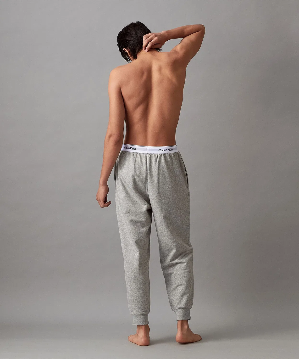 Спортивные брюки Calvin Klein Icon Cotton Stretch с логотипом, черные — фото 2