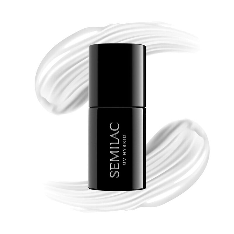 

УФ-лак для ногтей 001 Strong White Semilac, 7 ml