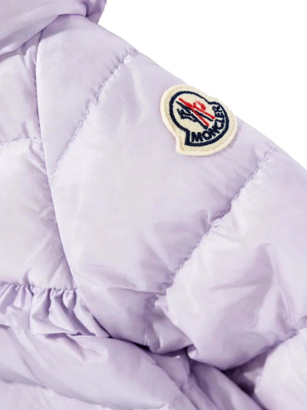 Куртка Nevra с оборками Moncler Enfant, фиолетовый — фото 3