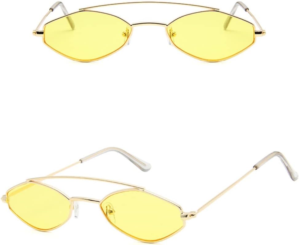 

Женские ретро-солнцезащитные очки овальной формы с круглыми линзами, маленькими металлическими оправами, винтажные, с маленькими зеркальными линзами, розовые линзы generic, 7