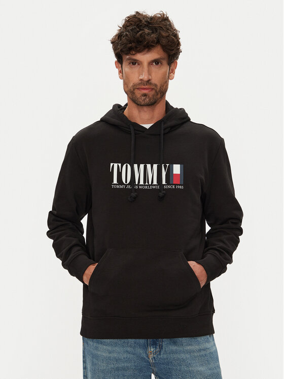 

Свитшот regular fit Dna Graphic DM0DM22144 Tommy Jeans, чёрный