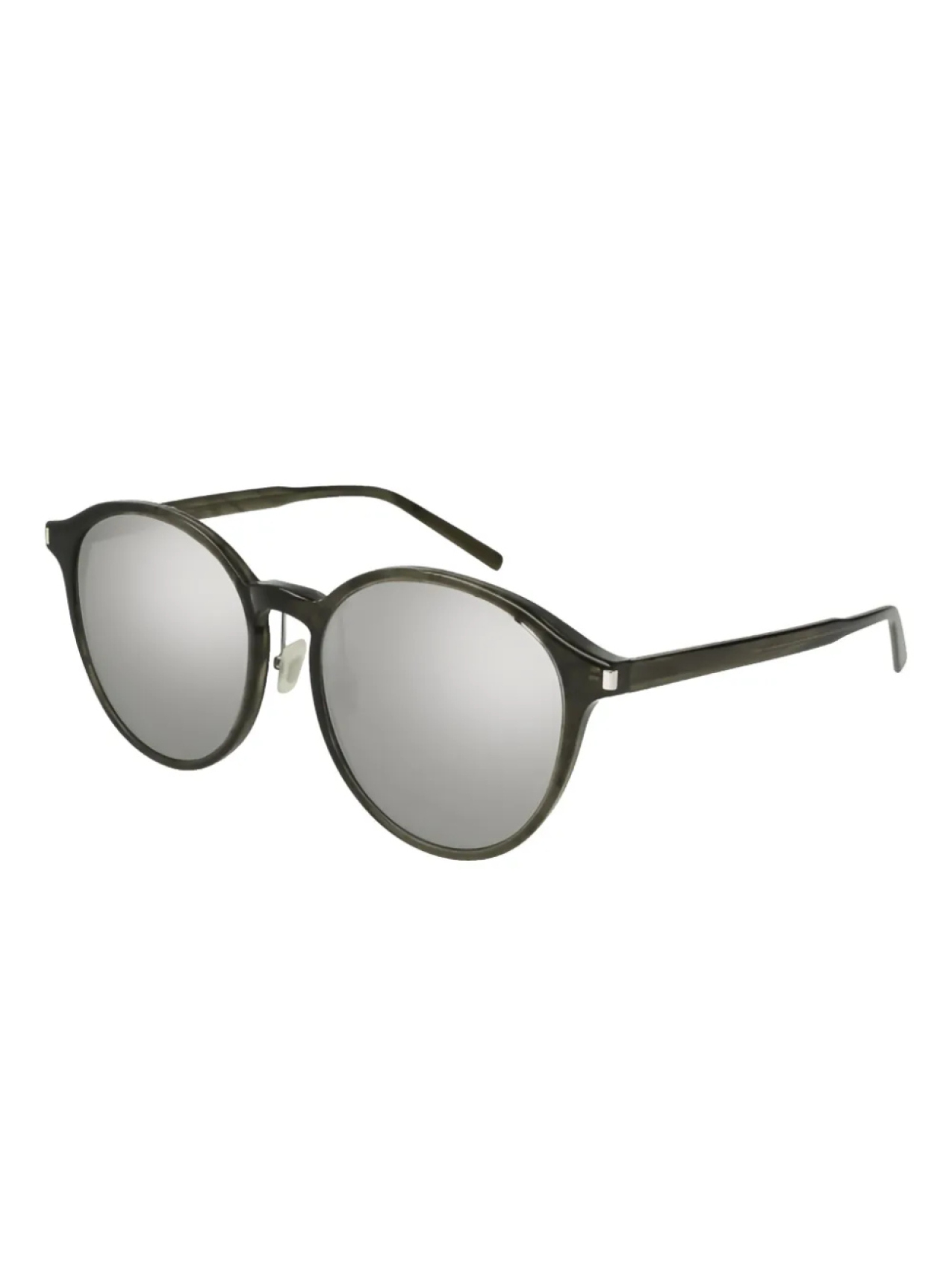 

Солнцезащитные очки в круглой оправе Saint Laurent Eyewear, серый