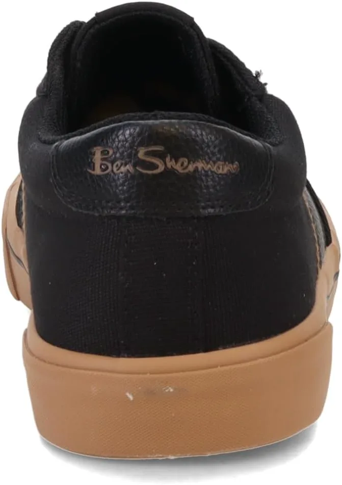 Мужские кеды Ben Sherman Hawthorn Classic из канвы, черный — фото 2