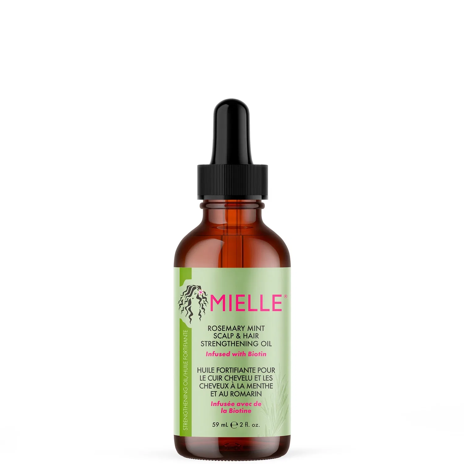Масло для укрепления кожи головы и волос с розмарином и мятой, 59 мл Mielle Organics