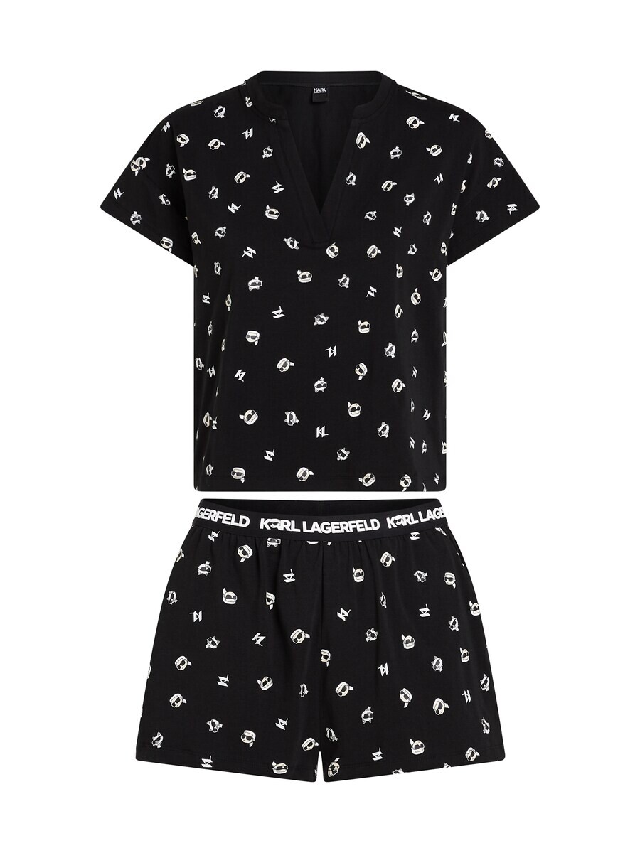 

Пижама Karl Lagerfeld Short Pajama Set, черный