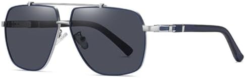 

Мужские солнцезащитные очки для женщин, солнцезащитные очки квадратной оправы, защита от УФ-излучения UV400, для вождения, рыбалки, плавания и пляжа MTZJH, 6321blue Grey