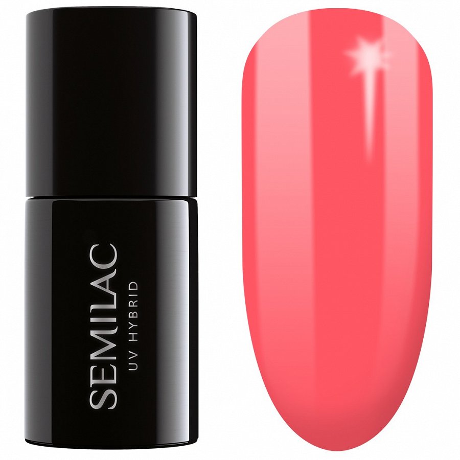

Гель-Лак для ногтей uv gel polish Semilac, цвет nr. 006 classic coral, 7 мл