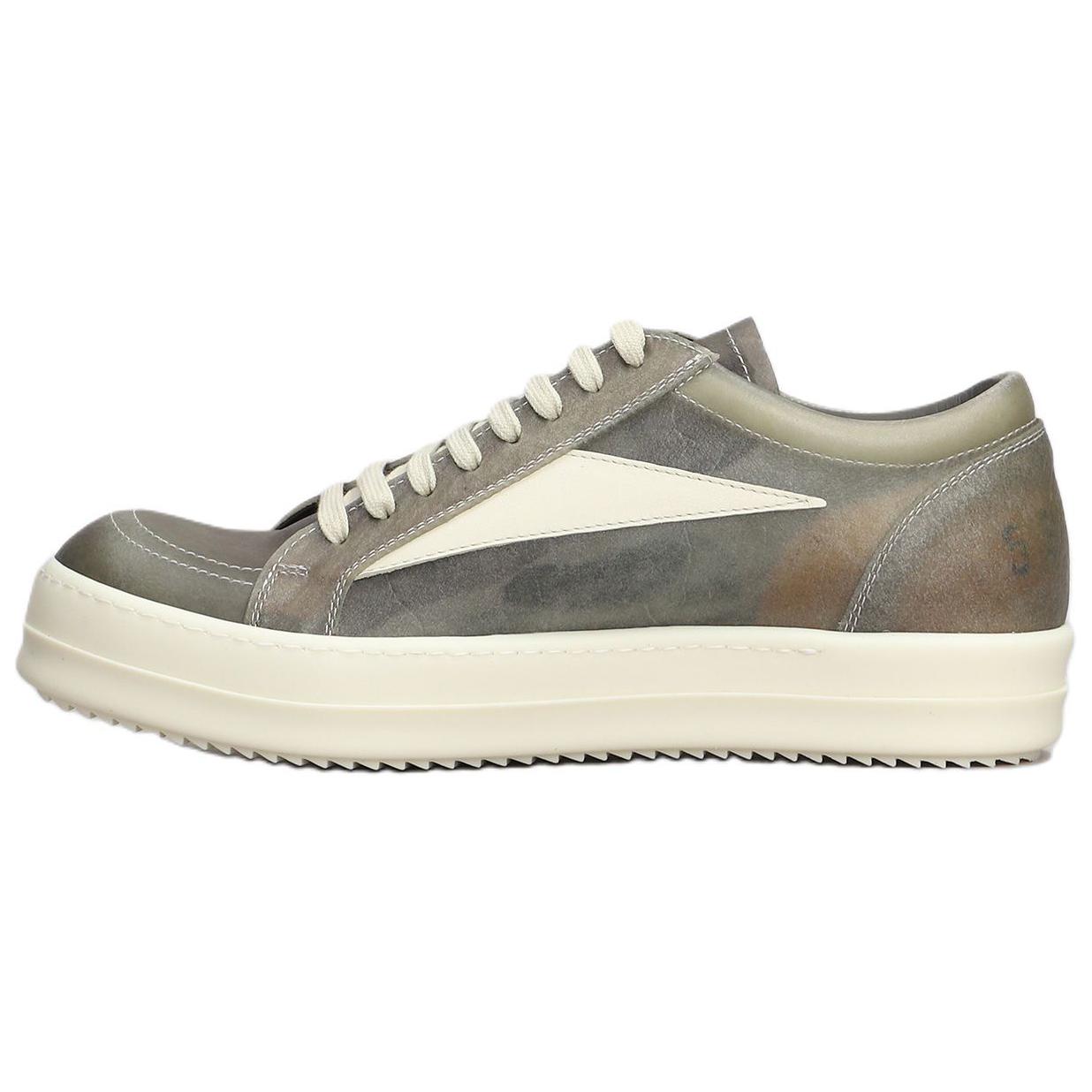 

/RO Кроссовки для скейтбординга Pelle Grigia Low Top, мужские, серые RICK OWENS, Original Shoe Box Included