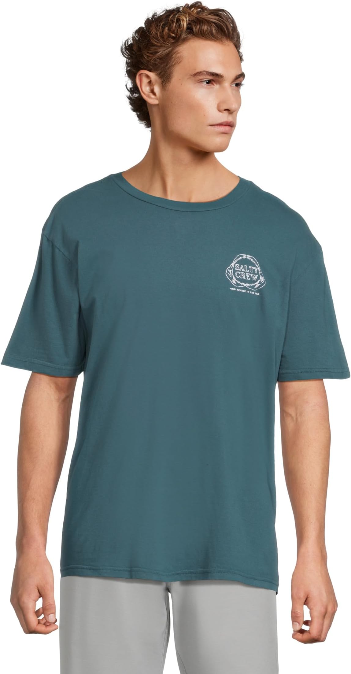 

Футболка Salty Crew Jawbone Classic Shortsleeve Tee, Hydro