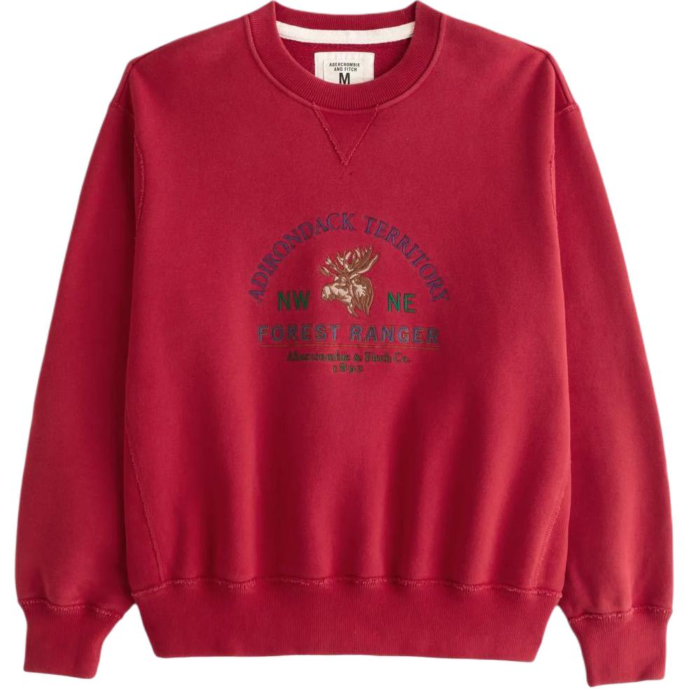 

Толстовка мужская Abercrombie＆Fitch, красный