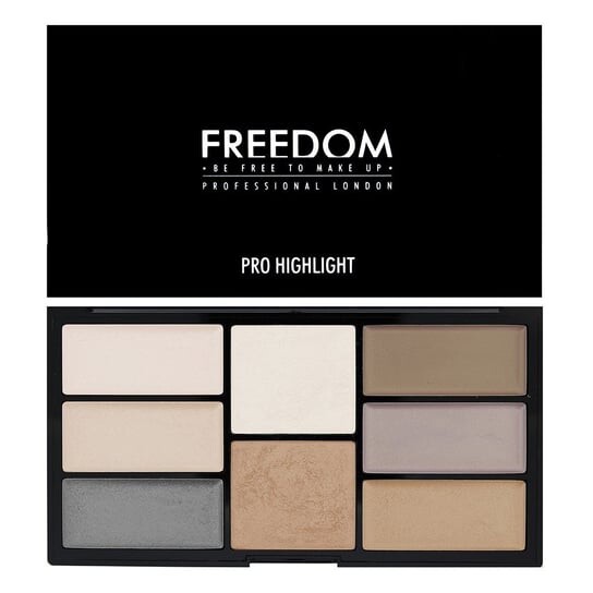 

Палитра хайлайтеров, 15 г Freedom Makeup, Pro Highlight