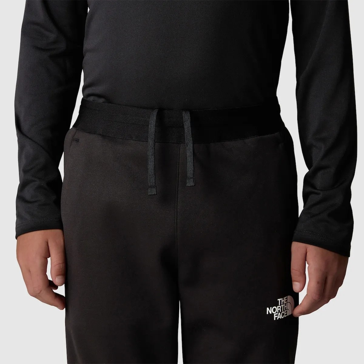 Детские спортивные штаны The North Face, черный/белый — фото 4