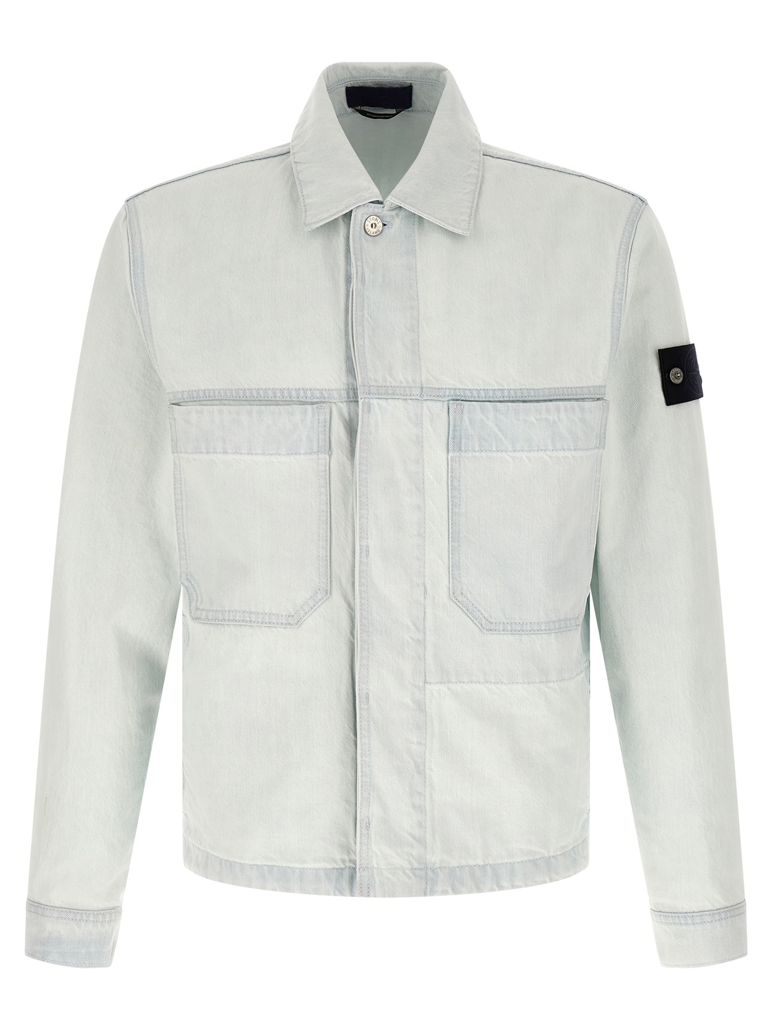 

Джинсовая куртка Stone Island, голубой