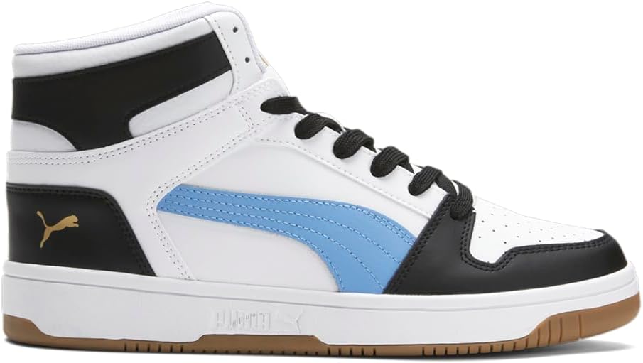 

Кроссовки PUMA Rebound Layup Dual, черный/голубой/светло-голубой