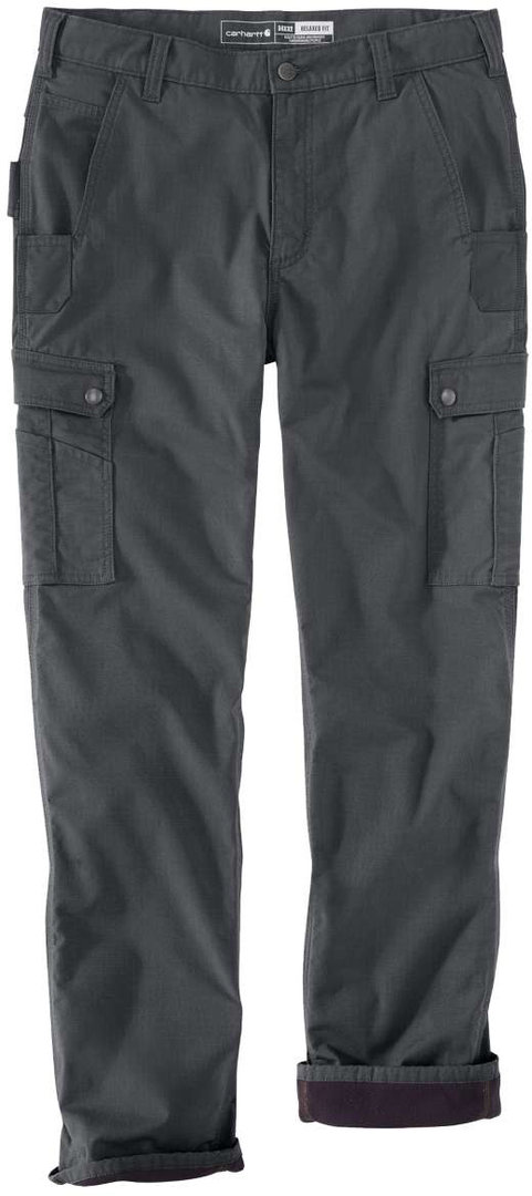 

Брюки Carhartt Cargo Fleece Lined Work Pants, темно-серый