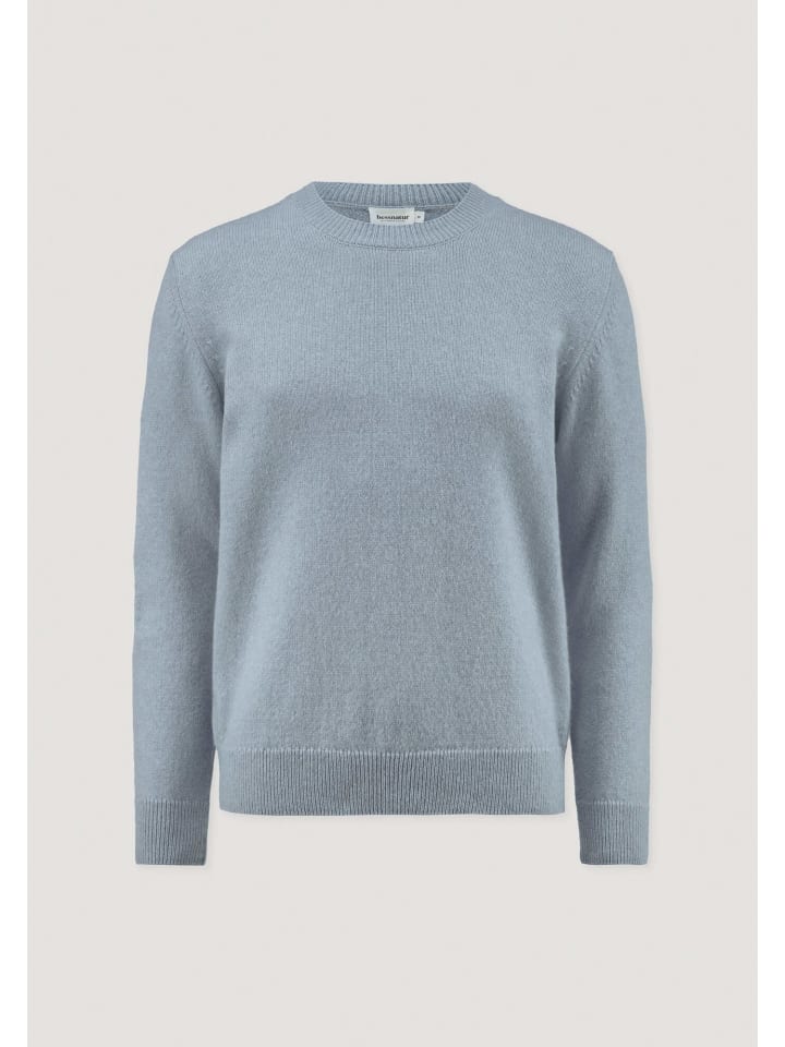 

Hessnatur Вязаный свитер светло-голубого джинсового цвета