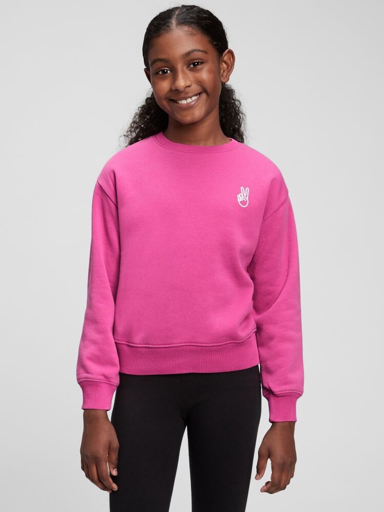 

Детская толстовка «летучая мышь» Gap, розовый