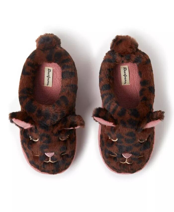 Домашние тапочки без шнуровки Peyton Animal для мальчиков Dearfoams, мультиколор — фото 2