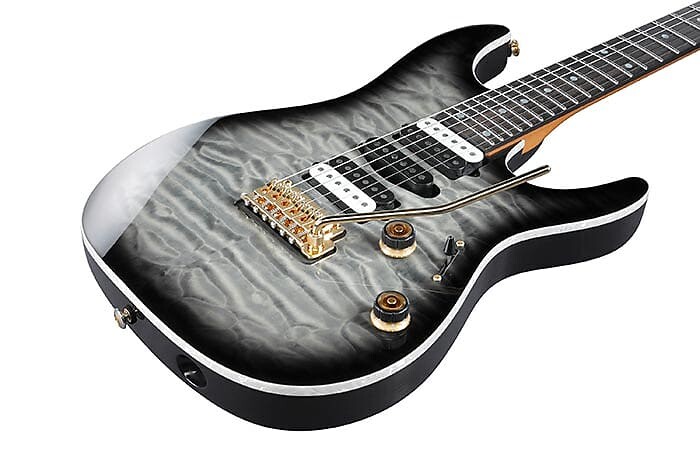 

Электрогитара Ibanez Premium AZ47P1QM Electric Guitar w/Bag - Black Ice Burst