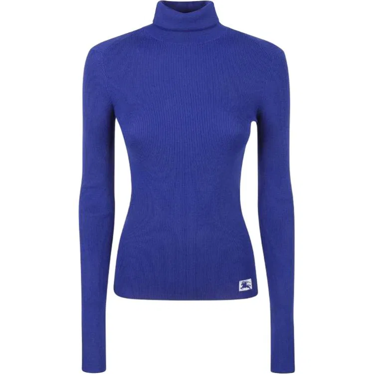 Свитер Burberry Roll-Neck Knitted Jumper, мужские, темно-синий