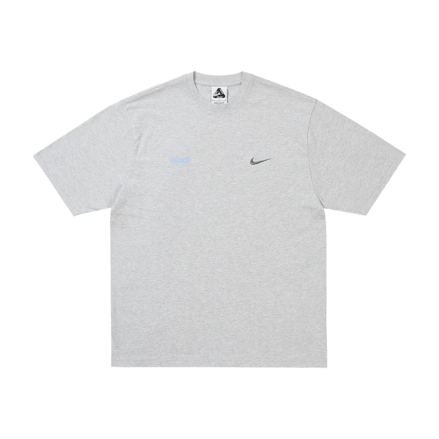 Футболка Nike x Palace Font Swoosh 'Grey Marl' P28NTS005, серый — фото 2