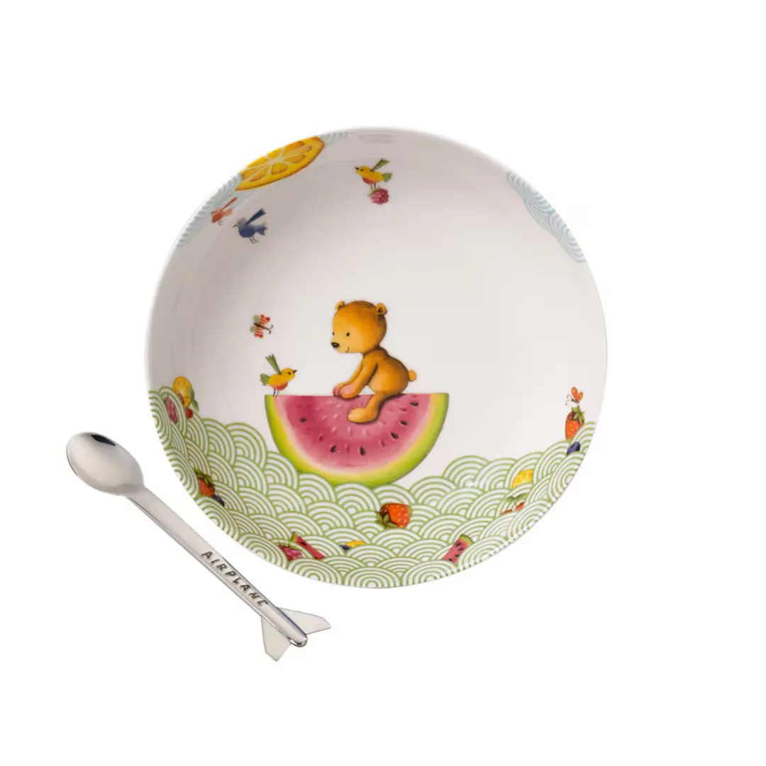 

Детский комплект из 2 предметов Hungry as a Bear Villeroy & Boch, зеленый