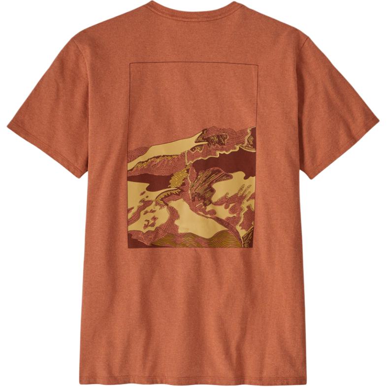 

Футболка Responsibili Tee Trailways Unisex Patagonia, розово-красный