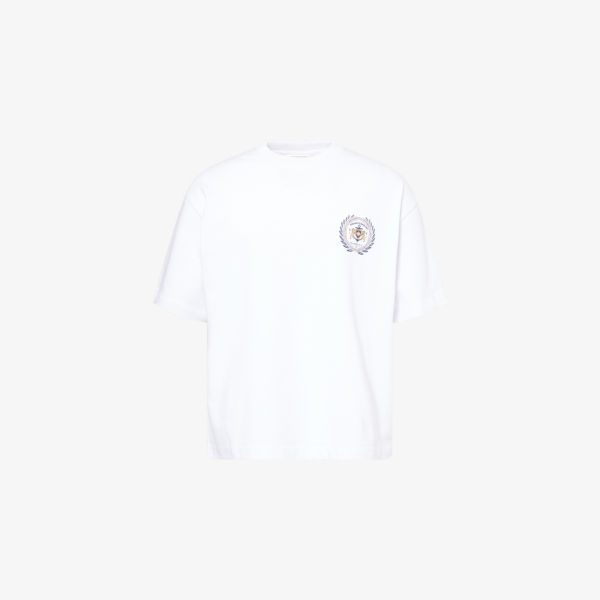 

Футболка из хлопкового джерси Yacht club The Couture Club, белый