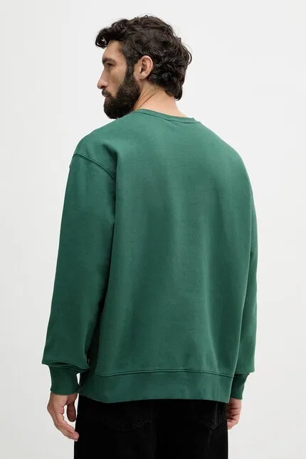 Толстовка свободного кроя RELAXD GRAPHIC CREW Levi's, зеленый — фото 3