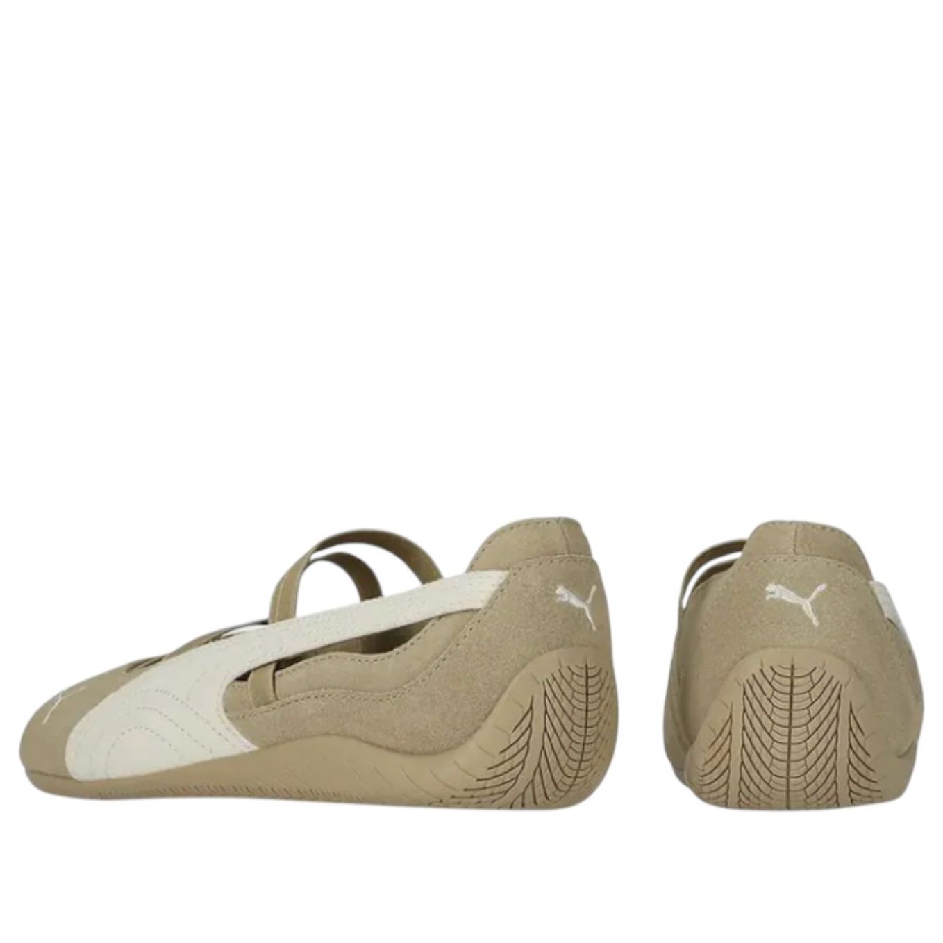 Кроссовки (WMNS) PUMA Speedcat Ballet 'Suede Tan Warm White' — фото 3
