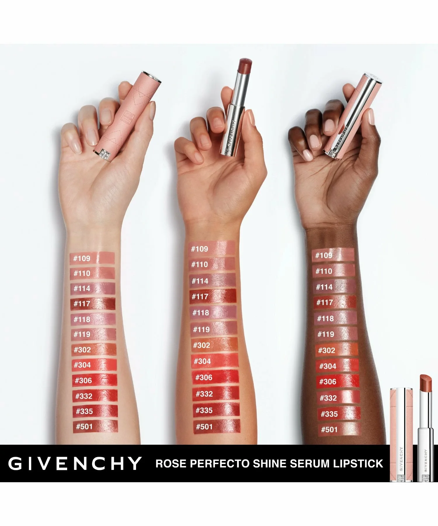 Блеск для губ Розовый идеальный блеск Givenchy Beauty, No. 110 Milky Nude — фото 4
