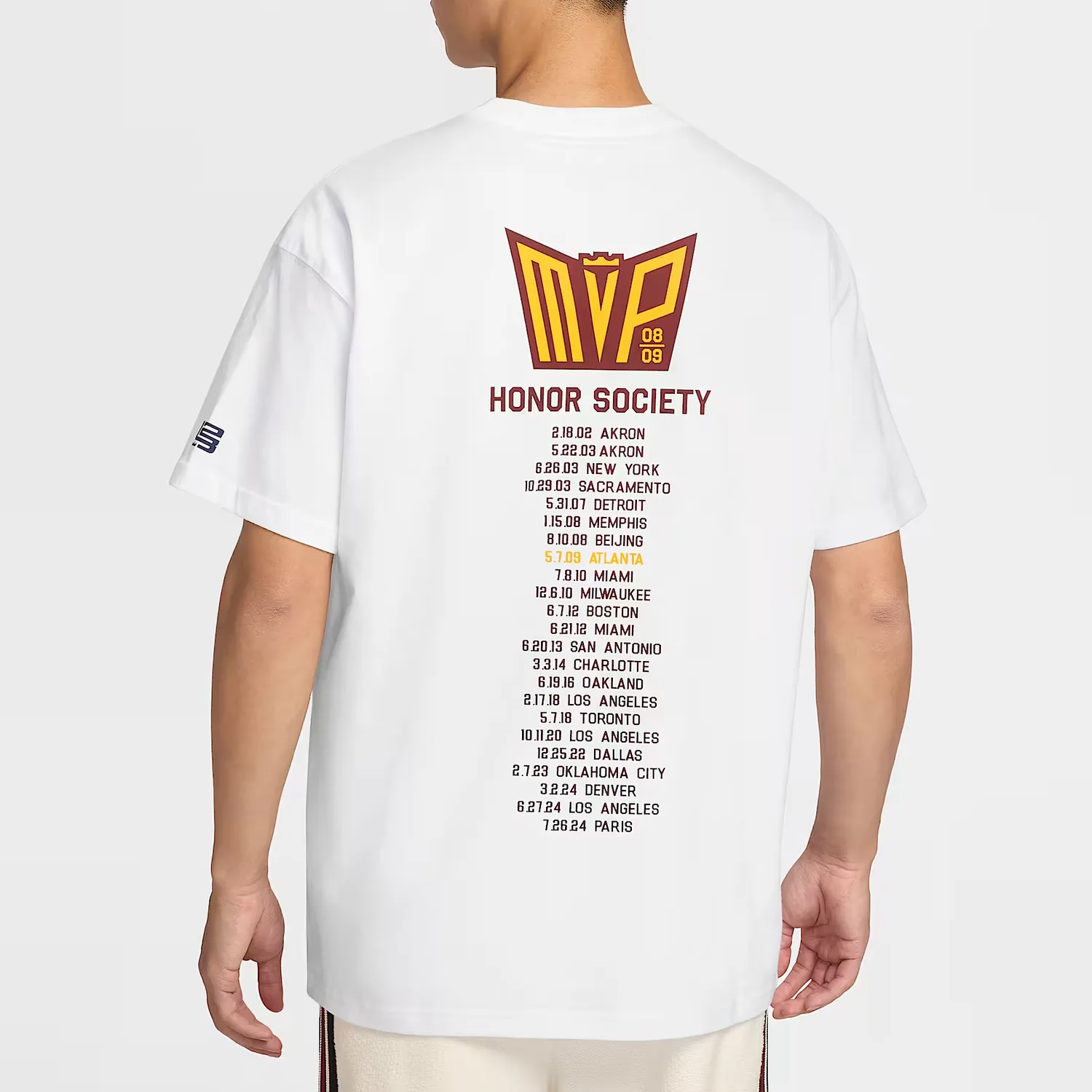 Футболка LeBron Honor Society мужская Nike, белый — фото 4