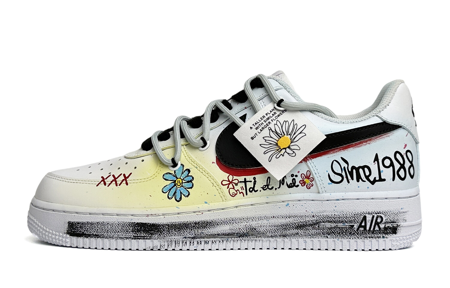 

Кроссовки Nike Air Force 1 Skateboard Shoes Men Low-Top Black White