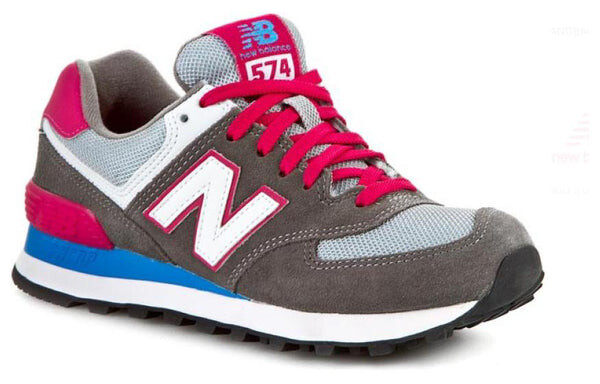 Кроссовки 574 New Balance, серый — фото 2