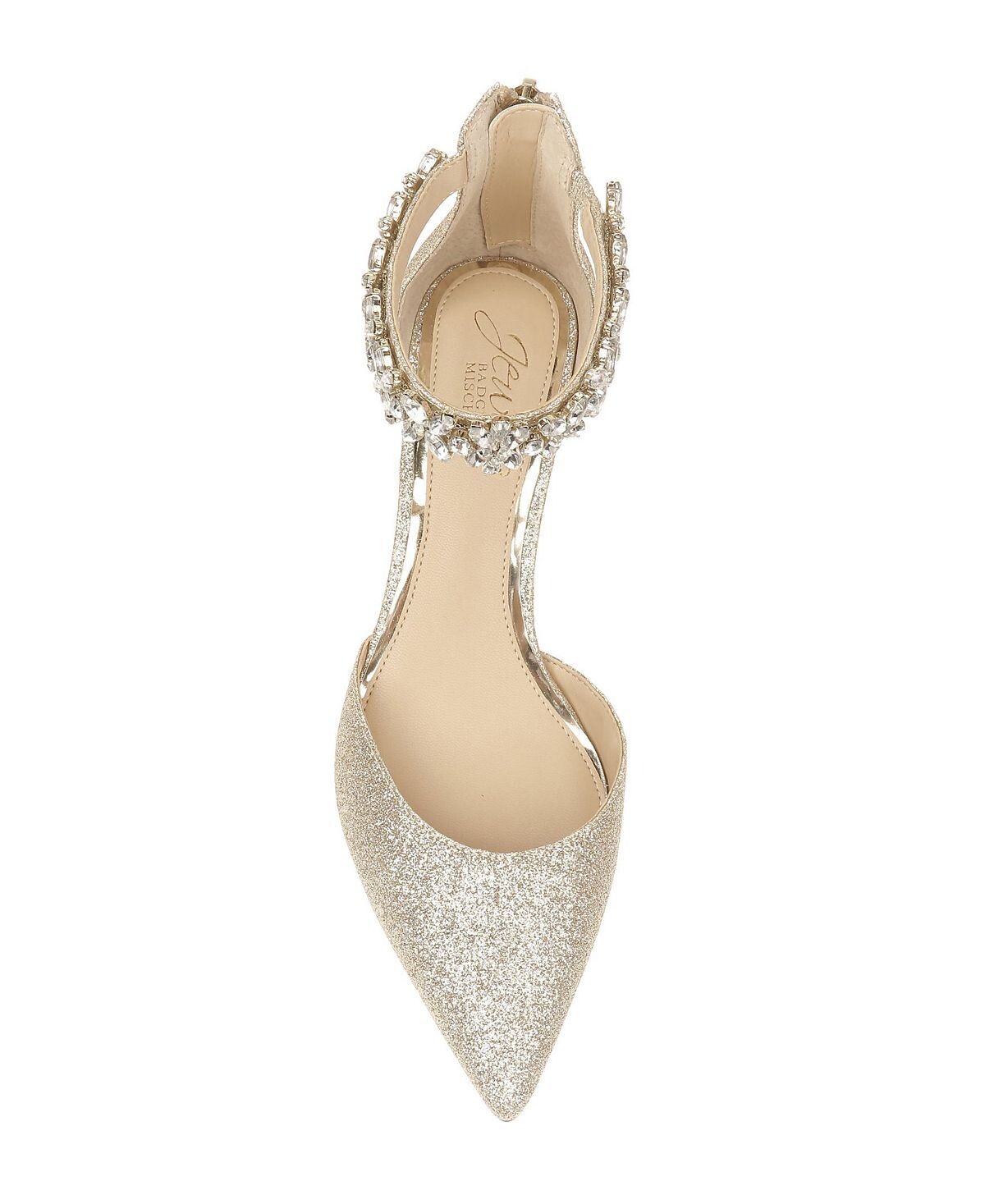 Женские вечерние туфли Robles Jewel Badgley Mischka, золотой — фото 4