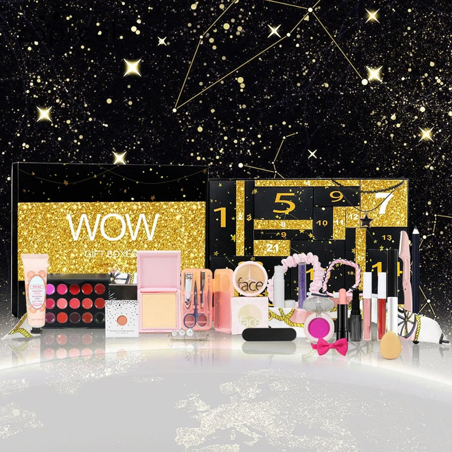Набор косметики Advent Calendar Lezccjm 24 предмета WOW002B — фото 2