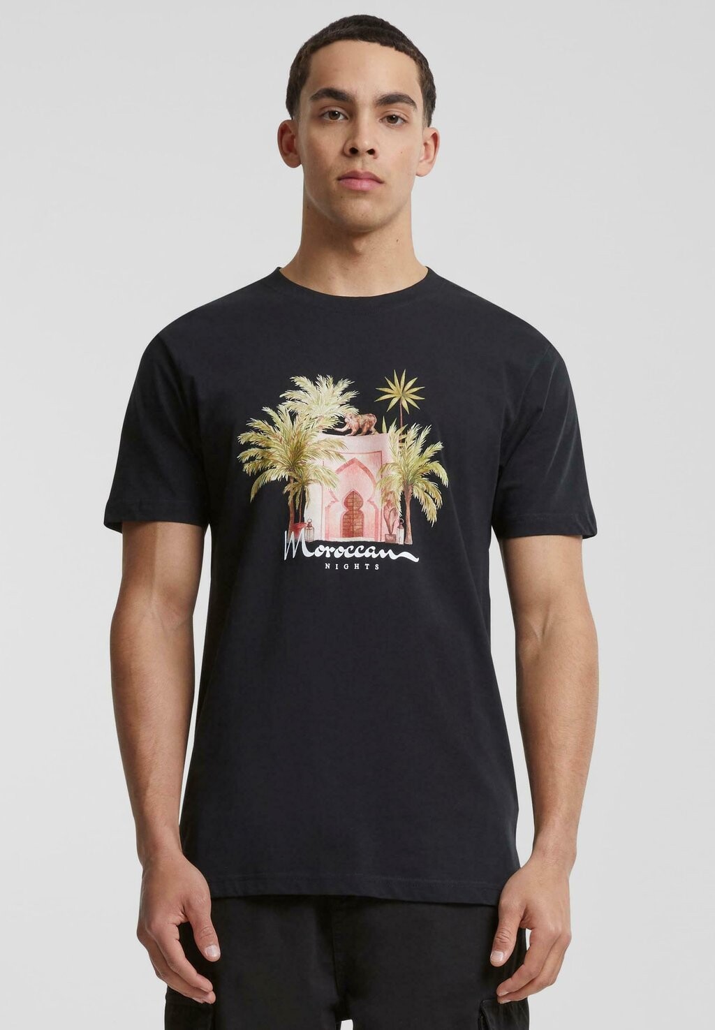 

Футболка с принтом MOROCCAN Mister Tee, черный