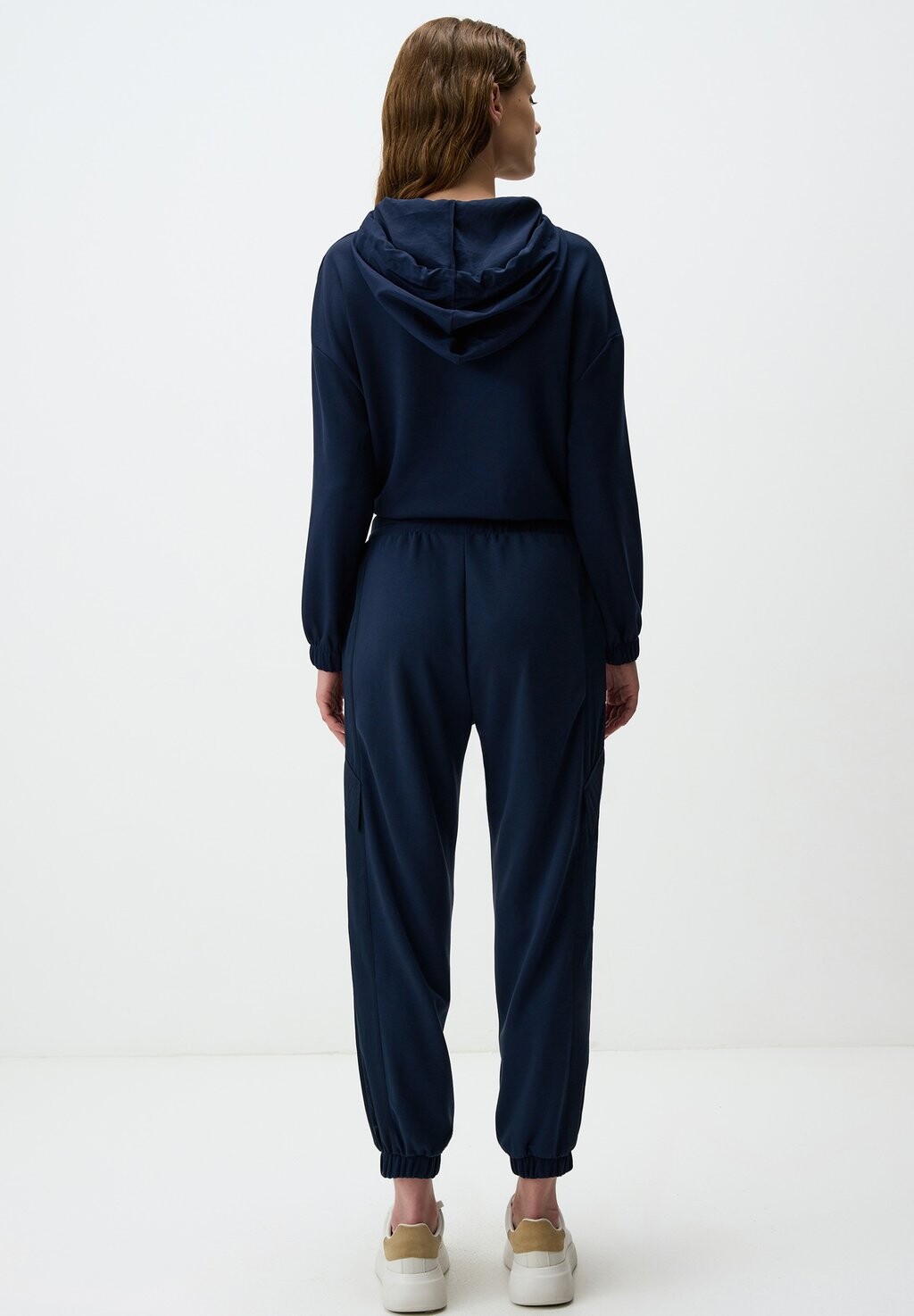 

Спортивные брюки HIGH WAIST ELASTICIZED JOGGER Jimmy Key, темно-синий