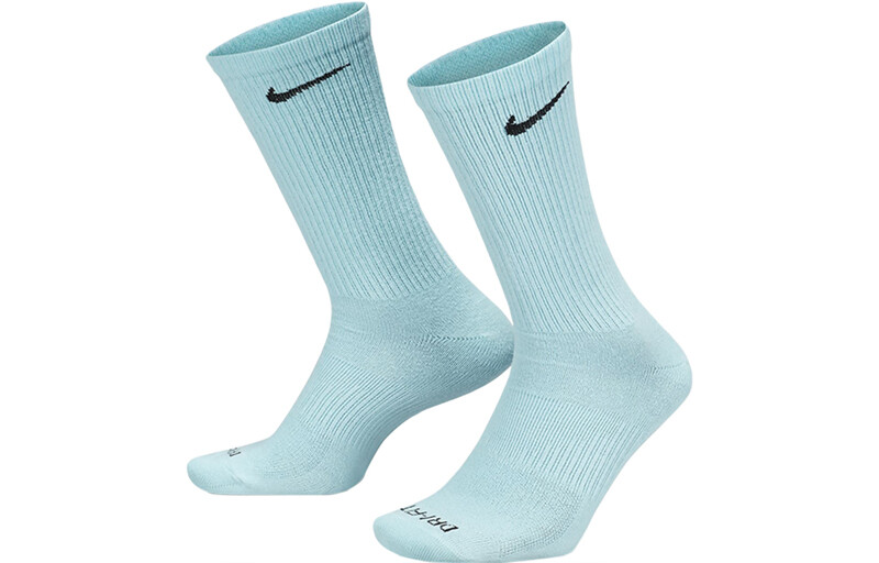 Мужские носки Nike до середины икры, 3 шт. (коричневый/зеленый/синий) — фото 3