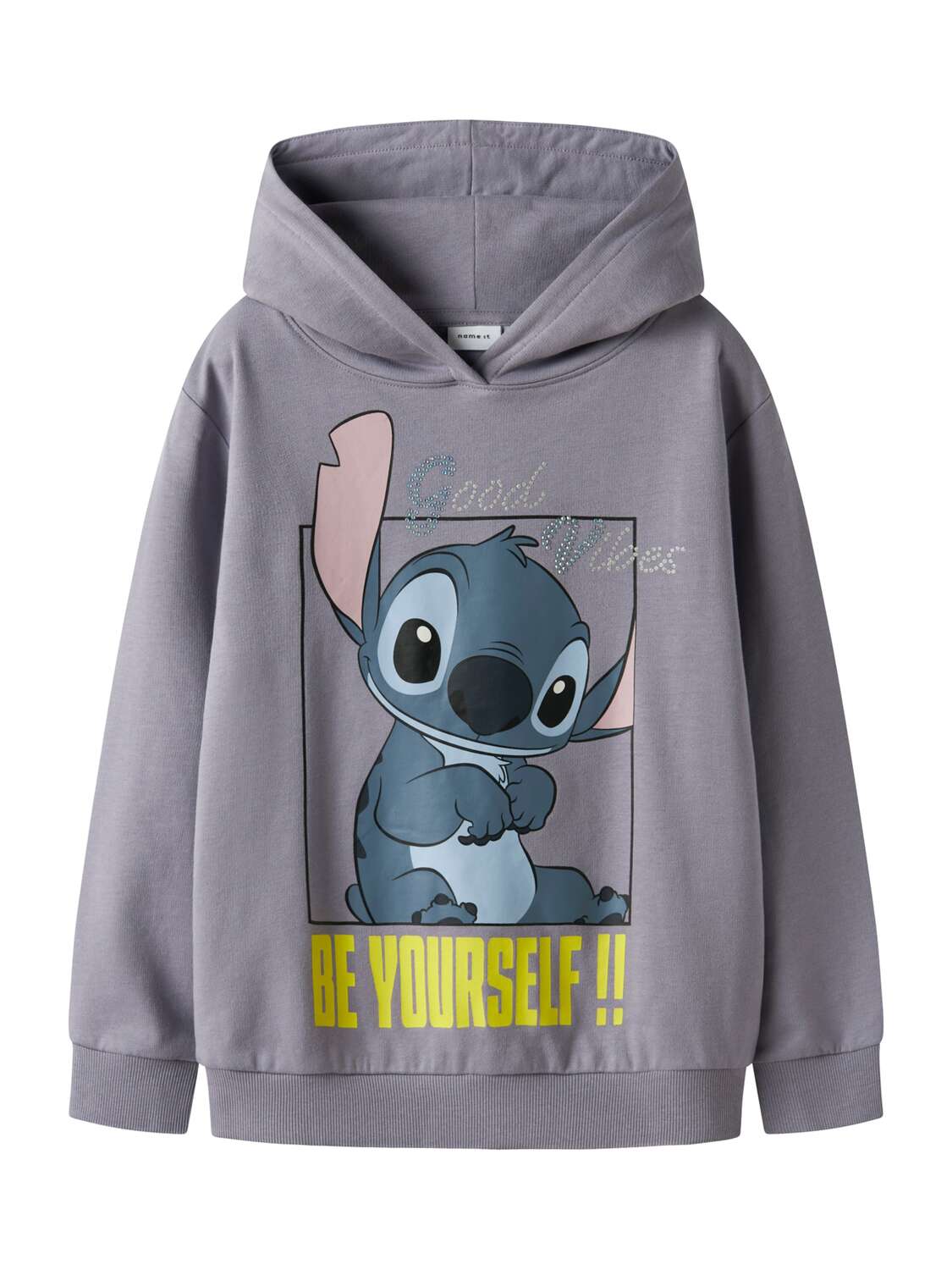 

NAME IT Толстовка 'NKFDYS STITCH' в цвете слива, розовато-лиловый