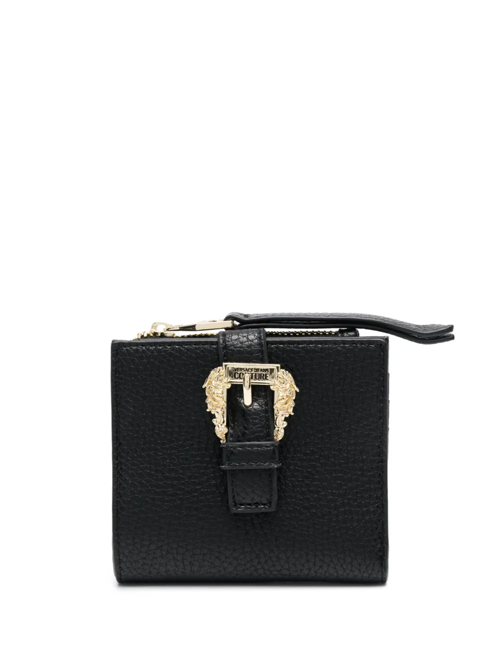 

Кошелек с пряжкой-логотипом Versace Jeans Couture, черный