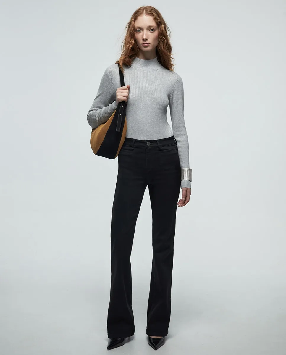 

Джемпер в рубчик Перкинс Sfera, серый