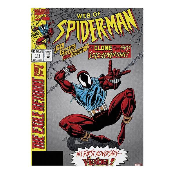 

Картина на холсте Marvel Web of Spiderman, разноцветный
