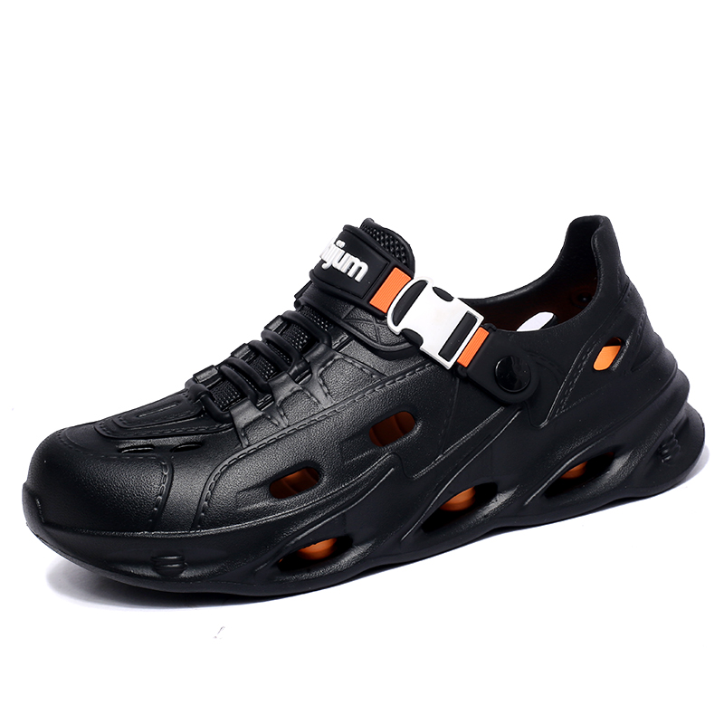 

NANJIREN Клоги мужские черно-оранжевые, цвет Black Orange