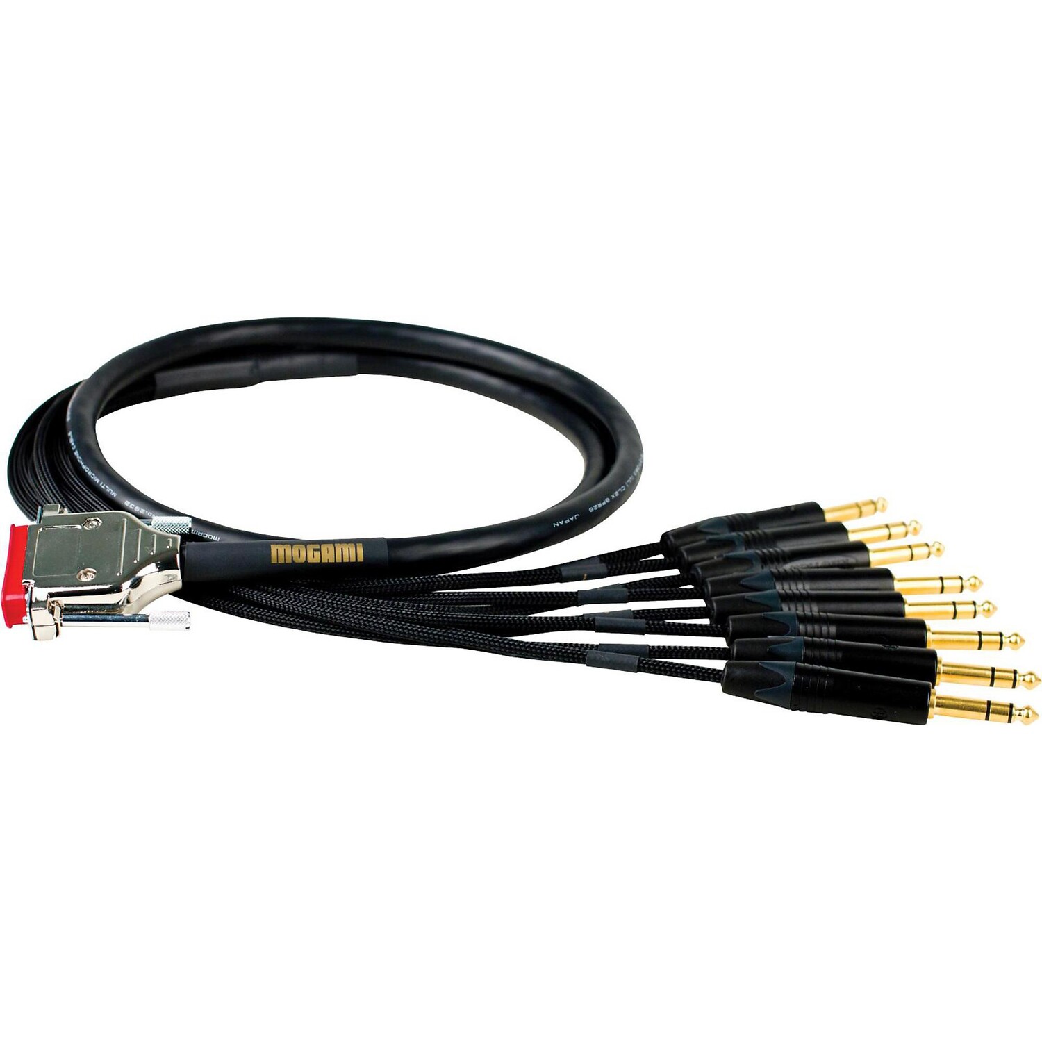 

Mogami Gold 8-канальный кабель DB25-TRS «Змея» длиной 2 фута.