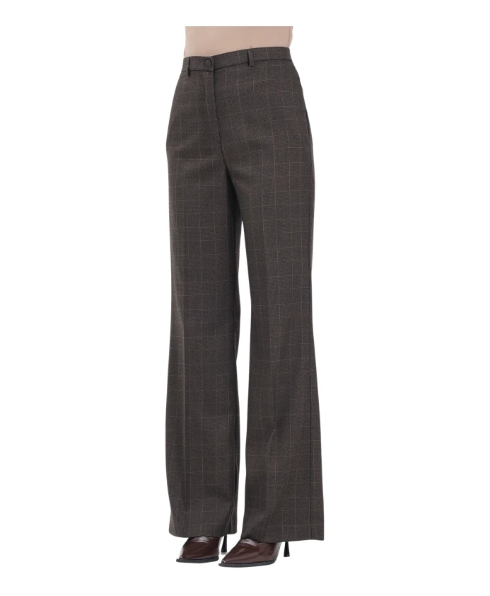 

Элегантные брюки в коричневую клетку Vicolo, коричневый