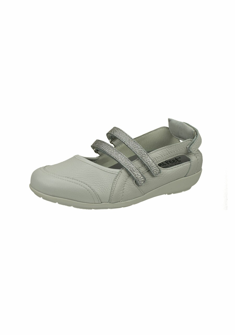 Балетки с ремешком Natural Feet, серый