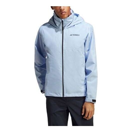 Куртка terrex multi rain.rdy 2-слойная дождевая куртка Adidas, синий — фото 2