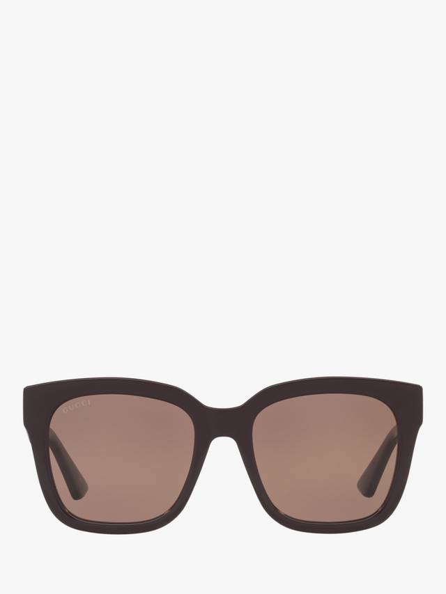 Женские солнцезащитные очки GC002015 квадратной формы Gucci, Burgundy — фото 2