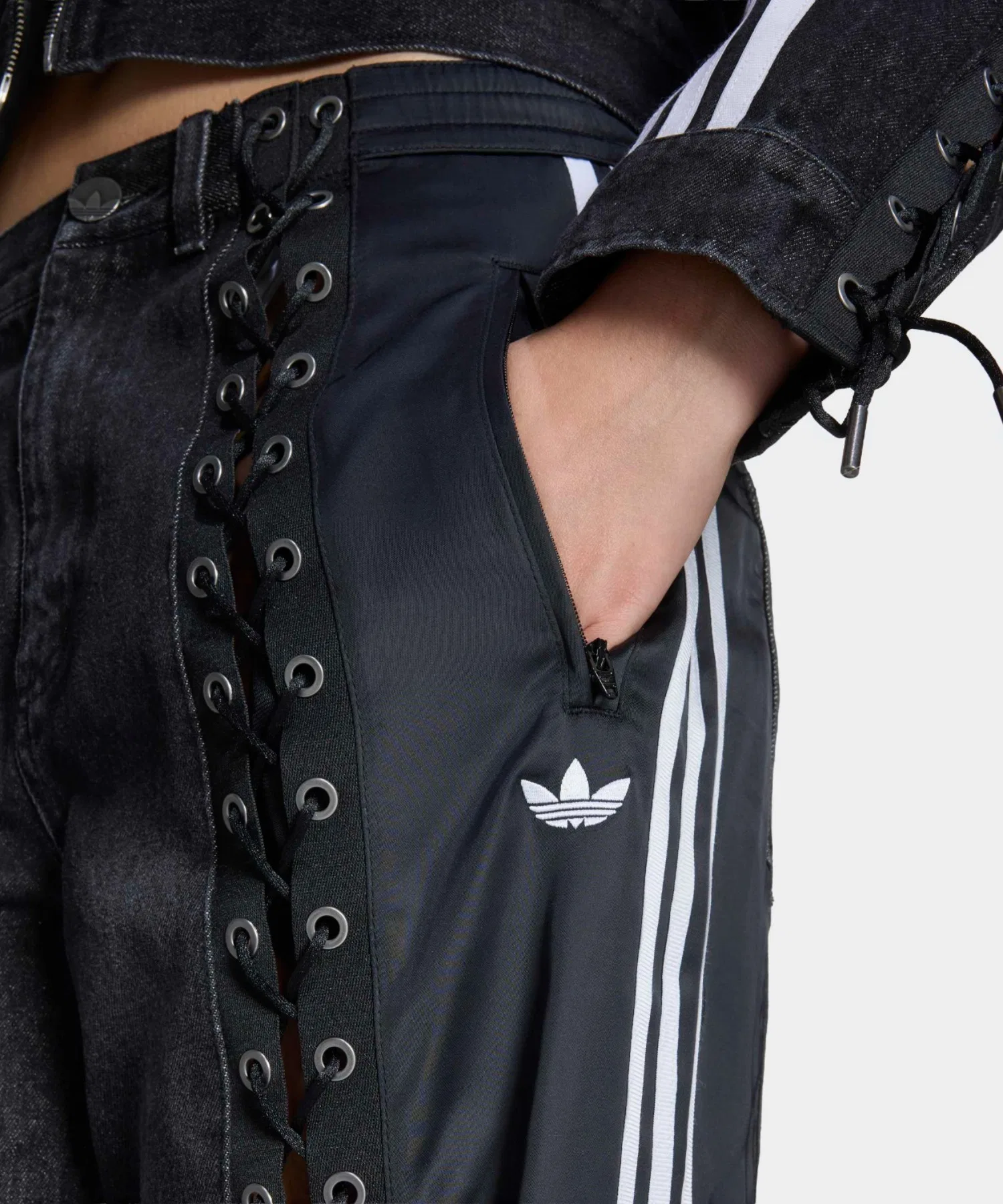 Джинсовые брюки adidas ORI DENIM FIREBIRD TP Baggy Fit Racing Denim Pants (весна/лето 2026) — фото 3
